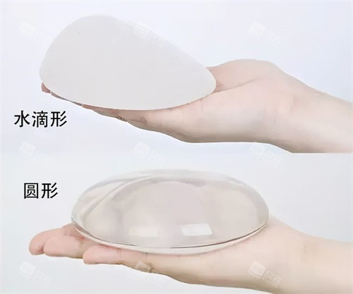 隆胸假体示意图