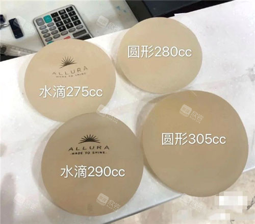 不同尺寸的傲诺拉假体