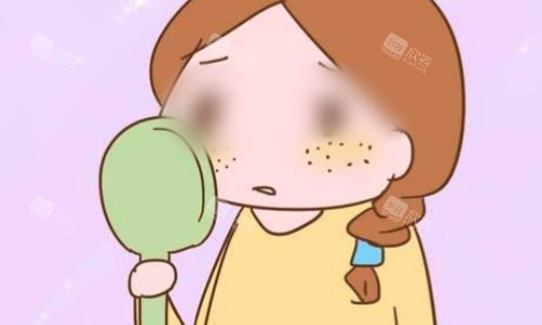 脸上斑点动漫图 脸上斑点动漫图