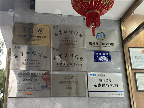 黄石乐芽口腔资质墙